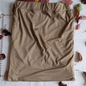 Nearkin Womens Stretchy Waistband Shirring Fitted Skirt  (#1)